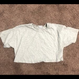 TNA cropped t shirt.